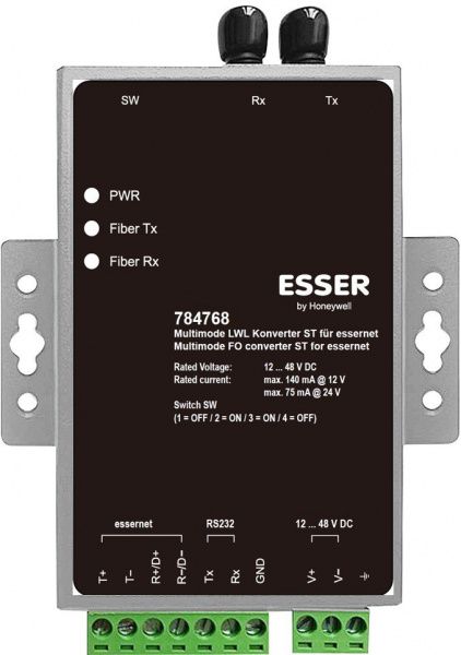 Оптоволоконный мультимодовый конвертер Esser by Honeywell784768