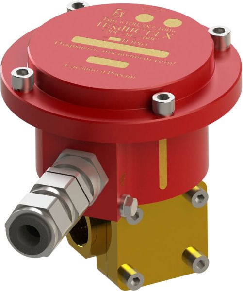 Эл.магнитный клапан Ду12 с соленоидом с маркировкой взрывозащиты 1ExdIIСТ4 Х  с кабельным вводом (пусковое напряжение соленоида электропривода 24В)