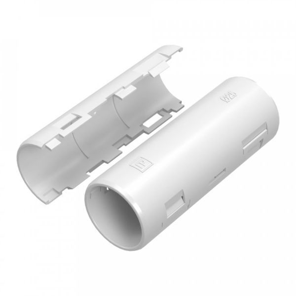 Муфта разборная d25 мм белая (40шт/640шт уп/кор) Муфта разборная d25 мм белая (40шт/640шт уп/кор)