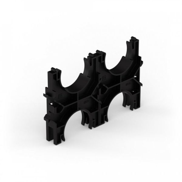 Кластер для двустенных труб d50 мм, двойной, двухсторонний (103 шт/кор) Кластер для двустенных труб d50 мм, двойной, двухсторонний (103 шт/кор)