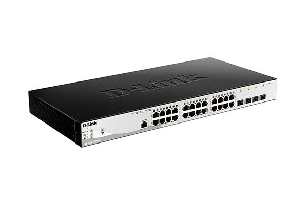 Управляемый L2 PoE-коммутатор, 24x1000Base-T PoE, 4x1000Base-X SFP, PoE-бюджет 193 Вт, защита от статического электричества до 6 кВ, CLI, консольный порт RJ-45, поддержка Dying Gasp Управляемый L2 PoE-коммутатор, 24x1000Base-T PoE, 4x1000Base-X SFP, PoE-бюджет 193 Вт, защита от статического электричества до 6 кВ, CLI, консольный порт RJ-45, поддержка Dying Gasp