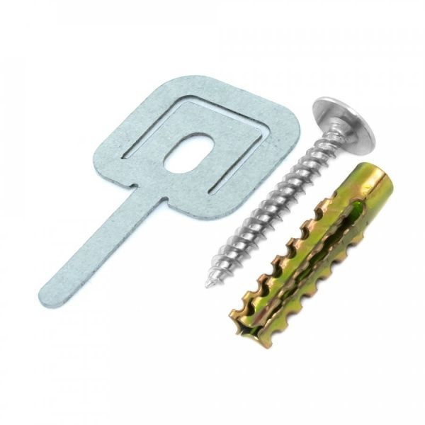 Комплекты для крепления ОКЛ с использованием самореза, дюбеля и хомута FR ПР-25 (100 шт) Комплекты для крепления ОКЛ с использованием самореза, дюбеля и хомута FR ПР-25 (100 шт)