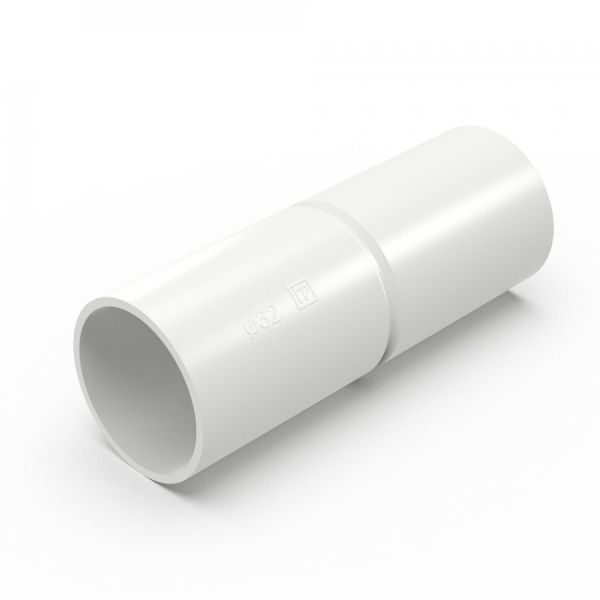 Патрубок-муфта белая d32 мм (36шт/324шт уп/кор) Патрубок-муфта белая d32 мм (36шт/324шт уп/кор)
