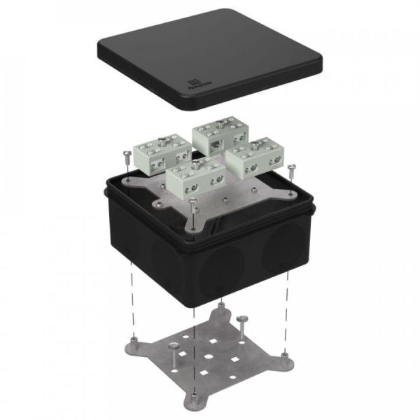 Коробка огнестойкая разветвительная для о/п двухкомпонентная 60-0300-FR6.0-4-8-Р Е15-Е60 RAL9005 100х100х50 (14 шт/кор) Коробка огнестойкая разветвительная для о/п двухкомпонентная 60-0300-FR6.0-4-8-Р Е15-Е60 RAL9005 100х100х50 (14 шт/кор)