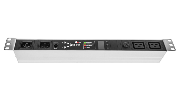 Блок розеток Rem-16 с АВР, 1×16A, 2C19, подкл к контроллеру R-2MC по Modbus, вход 2×C20 Блок розеток Rem-16 с АВР, 1×16A, 2C19, подкл к контроллеру R-2MC по Modbus, вход 2×C20