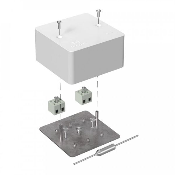 Коробка огнестойкая для кабель-канала 40-0460-FR2.5-4-П Е15-Е60 (латунь) с термопредохранителем RAL9003 85х85х45 (44 шт/кор) Коробка огнестойкая для кабель-канала 40-0460-FR2.5-4-П Е15-Е60 (латунь) с термопредохранителем RAL9003 85х85х45 (44 шт/кор)