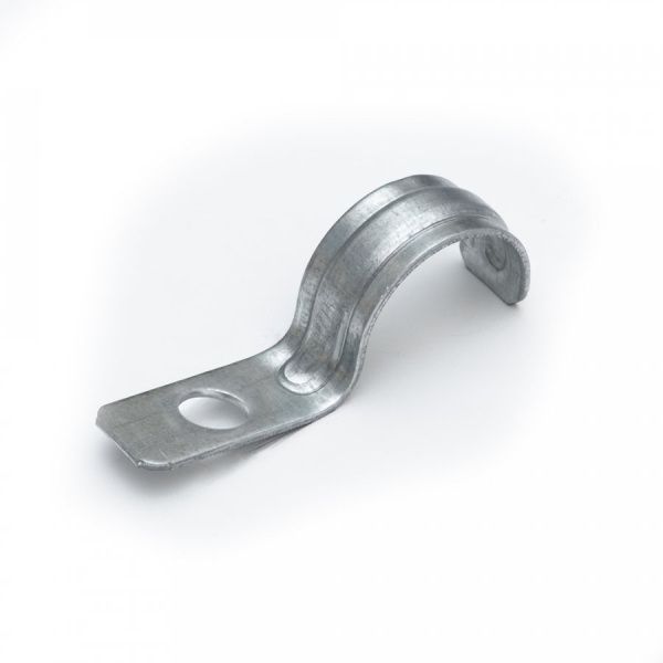 Скоба металлическая однолапковая усиленная противопожарная СМОУ d25-26 мм отв. d 6,5 мм (100шт/800шт уп/кор) Скоба металлическая однолапковая усиленная противопожарная СМОУ d25-26 мм отв. d 6,5 мм (100шт/800шт уп/кор)