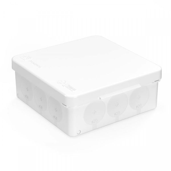 Коробка распределительная 60-0303-9003 для прямого монтажа двухкомпонентная безгалогенная (HF) белая 100х100х40 (90шт/кор) Коробка распределительная 60-0303-9003 для прямого монтажа двухкомпонентная безгалогенная (HF) белая 100х100х40 (90шт/кор)