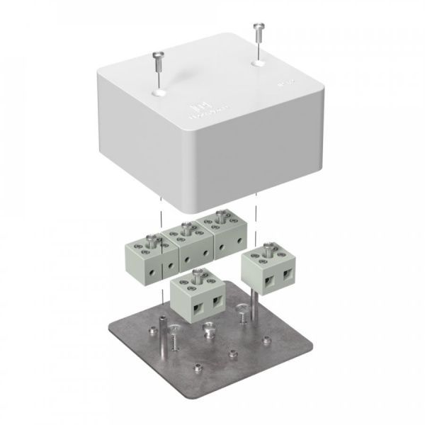 Коробка огнестойкая для кабель-канала 40-0460-FR6.0-10 Е15-Е120 RAL9003 85х85х45 (44 шт/кор) Коробка огнестойкая для кабель-канала 40-0460-FR6.0-10 Е15-Е120 RAL9003 85х85х45 (44 шт/кор)