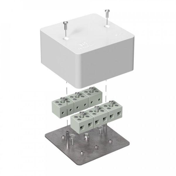 Коробка огнестойкая для кабель-канала 40-0460-FR6.0-12 Е15-Е120 RAL9003 85х85х45 (44 шт/кор) Коробка огнестойкая для кабель-канала 40-0460-FR6.0-12 Е15-Е120 RAL9003 85х85х45 (44 шт/кор)