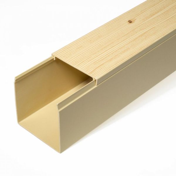 Кабель-канал сосна 2-й замок 60х60 мм (12м/уп) Кабель-канал сосна 2-й замок 60х60 мм (12м/уп)