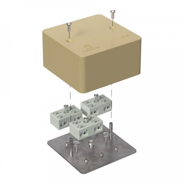 Коробка огнестойкая разветвительная для кабель-канала 40-0460-FR6.0-4-6-Р Е15-Е60 RAL1001 85х85х45 (44 шт/кор) Коробка огнестойкая разветвительная для кабель-канала 40-0460-FR6.0-4-6-Р Е15-Е60 RAL1001 85х85х45 (44 шт/кор)