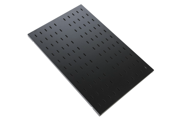 Полка перфорированная, глубина 1000 мм, цвет черный Полка перфорированная, глубина 1000 мм, цвет черный