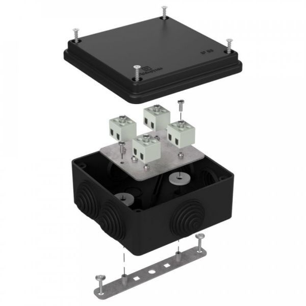 Коробка огнестойкая для о/п 40-0300-FR1.5-8 Е15-Е120 RAL9005 100х100х50 (14 шт/кор) Коробка огнестойкая для о/п 40-0300-FR1.5-8 Е15-Е120 RAL9005 100х100х50 (14 шт/кор)