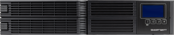 SMARTWATT ИБП Онлайн, мощность 1000/1000 ВА/Вт, стоечный/напольный, LCD дисплей, управляемые розетки, IEC13 - 8 шт., встроеные АКБ SMARTWATT ИБП Онлайн, мощность 1000/1000 ВА/Вт, стоечный/напольный, LCD дисплей, управляемые розетки, IEC13 - 8 шт., встроеные АКБ