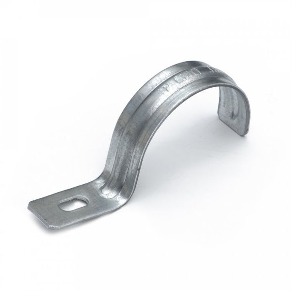 Скоба металлическая однолапковая усиленная противопожарная СМОУ d38-40 мм (50шт/400шт уп/кор) Скоба металлическая однолапковая усиленная противопожарная СМОУ d38-40 мм (50шт/400шт уп/кор)