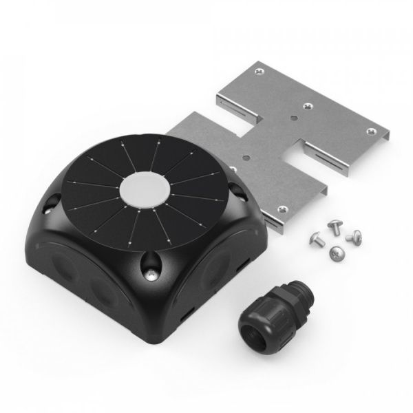 Коробка распределительная 60-0505-9005-П-ВМУ для видеокамер двухкомпонентная с мембранами чёрная 100х100х50 с пластиной и муфтой Коробка распределительная 60-0505-9005-П-ВМУ для видеокамер двухкомпонентная с мембранами чёрная 100х100х50 с пластиной и муфтой