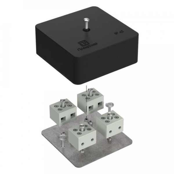 Коробка огнестойкая для кабель-канала 40-0450-FR6.0-8 Е15-Е120 RAL9005 75х75х30 (87 шт/кор) Коробка огнестойкая для кабель-канала 40-0450-FR6.0-8 Е15-Е120 RAL9005 75х75х30 (87 шт/кор)