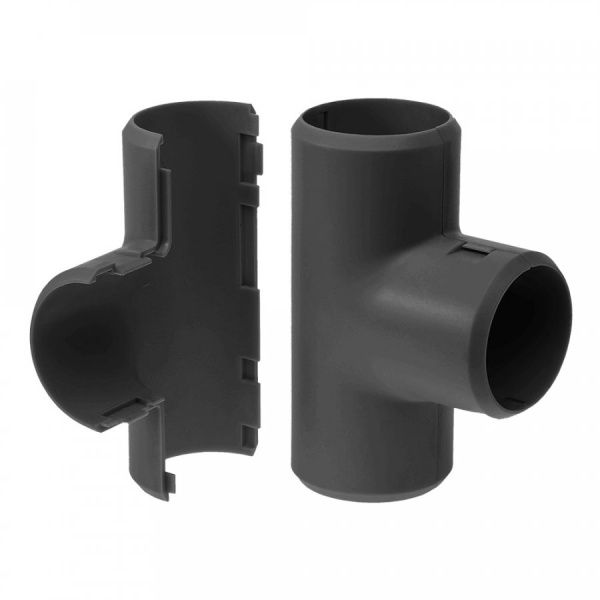 Тройник разборный чёрный d25 мм (30шт/300шт уп/кор) Тройник разборный чёрный d25 мм (30шт/300шт уп/кор)