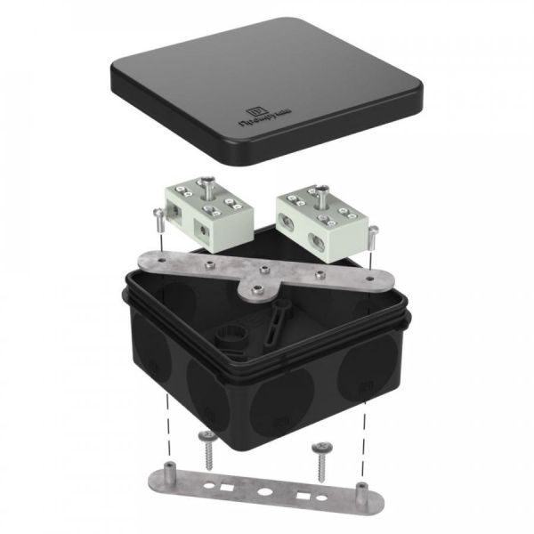 Коробка огнестойкая разветвительная для о/п двухкомпонентная 60-0210-FR6.0-4-4-Р Е15-Е60 RAL9005 80х80х40 (44 шт/кор) Коробка огнестойкая разветвительная для о/п двухкомпонентная 60-0210-FR6.0-4-4-Р Е15-Е60 RAL9005 80х80х40 (44 шт/кор)