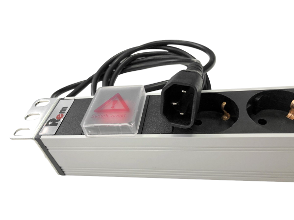 Гор блок розеток Rem-10, 1×10A, выкл, 8S, 19", шнур 1,8м C14 Гор блок розеток Rem-10, 1×10A, выкл, 8S, 19", шнур 1,8м C14