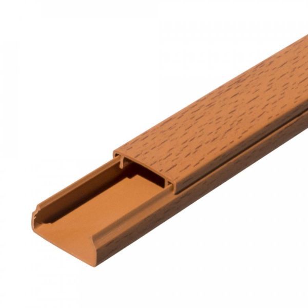 Кабель-канал бук 2-й замок 20х10 мм (96м/уп) Кабель-канал бук 2-й замок 20х10 мм (96м/уп)