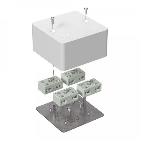 Коробка огнестойкая разветвительная для кабель-канала 40-0460-FR6.0-4-8-Р Е15-Е60 RAL9003 85х85х45 (44 шт/кор) Коробка огнестойкая разветвительная для кабель-канала 40-0460-FR6.0-4-8-Р Е15-Е60 RAL9003 85х85х45 (44 шт/кор)