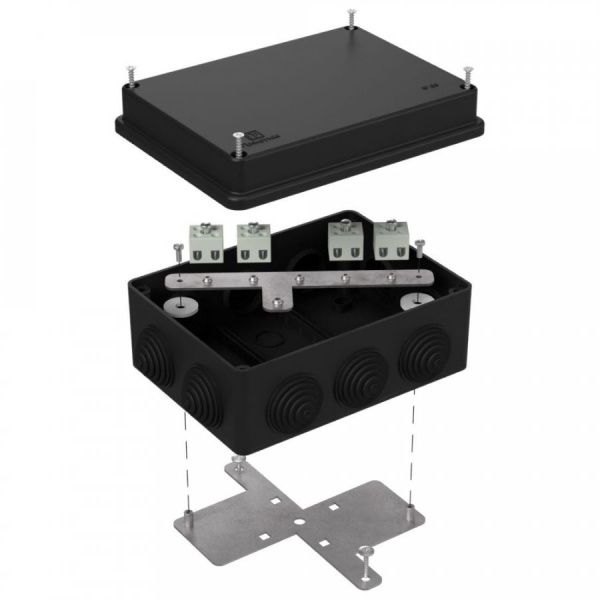 Коробка огнестойкая для о/п 40-0310-FR2.5-8 Е15-Е120 RAL9005 150х110х70 (6 шт/кор) Коробка огнестойкая для о/п 40-0310-FR2.5-8 Е15-Е120 RAL9005 150х110х70 (6 шт/кор)