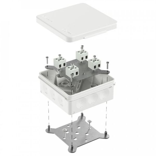 Коробка огнестойкая для о/п двухкомпонентная 60-0303-FR2.5-8 Е15-Е120 RAL9003 100х100х40 (16 шт/кор) Коробка огнестойкая для о/п двухкомпонентная 60-0303-FR2.5-8 Е15-Е120 RAL9003 100х100х40 (16 шт/кор)