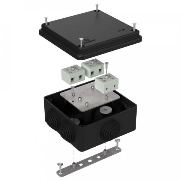 Коробка огнестойкая для о/п 40-0300-FR6.0-6 Е15-Е120 RAL9005 100х100х50 (14 шт/кор) Коробка огнестойкая для о/п 40-0300-FR6.0-6 Е15-Е120 RAL9005 100х100х50 (14 шт/кор)