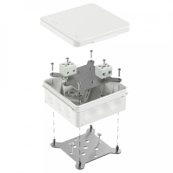 Коробка огнестойкая для о/п двухкомпонентная 60-0303-FR6.0-4 Е15-Е120 RAL9003 100х100х40 (16 шт/кор) Коробка огнестойкая для о/п двухкомпонентная 60-0303-FR6.0-4 Е15-Е120 RAL9003 100х100х40 (16 шт/кор)