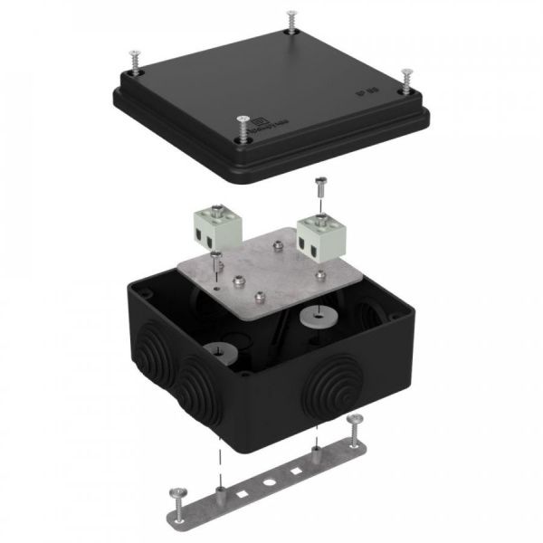 Коробка огнестойкая для о/п 40-0300-FR1.5-4 Е15-Е120 RAL9005 100х100х50 (14 шт/кор) Коробка огнестойкая для о/п 40-0300-FR1.5-4 Е15-Е120 RAL9005 100х100х50 (14 шт/кор)