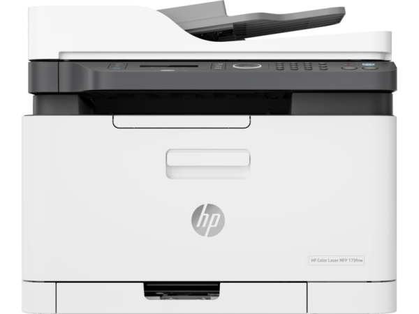 HP Color Laser MFP 179fnw Printer (p/c/s/f, A4, 600dpi, 18(4ppm),128Mb,ADF40,USB 2.0/ Wi-Fi/Eth10/100,AirPrint, 1tray 150, cartridges 700b &500cmy pages in box,repl.SL-C480FW) (4ZB97A#B19) HP Color Laser MFP 179fnw Printer (p/c/s/f, A4, 600dpi, 18(4ppm),128Mb,ADF40,USB 2.0/ Wi-Fi/Eth10/100,AirPrint, 1tray 150, cartridges 700b &500cmy pages in box,repl.SL-C480FW) (4ZB97A#B19)