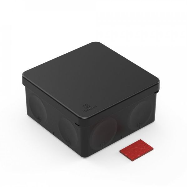 Коробка распределительная 60-0300-9005-ПП для ПМ двухкомпонентная безгалогенная (HF) чёрная 100х100х50 с противопожарной пластиной (66шт/уп) Коробка распределительная 60-0300-9005-ПП для ПМ двухкомпонентная безгалогенная (HF) чёрная 100х100х50 с противопожарной пластиной (66шт/уп)