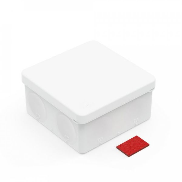 Коробка распределительная 60-0300-9003-ПП для ПМ двухкомпонентная безгалогенная (HF) белая 100х100х50 с противопожарной пластиной (66шт/уп) Коробка распределительная 60-0300-9003-ПП для ПМ двухкомпонентная безгалогенная (HF) белая 100х100х50 с противопожарной пластиной (66шт/уп)