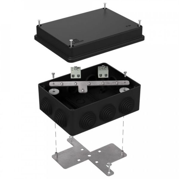 Коробка огнестойкая для о/п 40-0310-FR2.5-4 Е15-Е120 RAL9005 150х110х70 (6 шт/кор) Коробка огнестойкая для о/п 40-0310-FR2.5-4 Е15-Е120 RAL9005 150х110х70 (6 шт/кор)