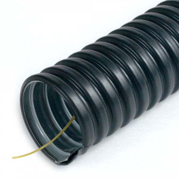 Металлорукав в ПВХ изоляции Р3-ЦП-НГ-LS-15 с/з (100м/уп) Металлорукав в ПВХ изоляции Р3-ЦП-НГ-LS-15 с/з (100м/уп)