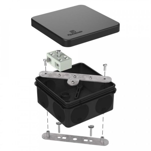 Коробка огнестойкая разветвительная для о/п двухкомпонентная 60-0210-FR6.0-4-2-Р Е15-Е60 RAL9005 80х80х40 (44 шт/кор) Коробка огнестойкая разветвительная для о/п двухкомпонентная 60-0210-FR6.0-4-2-Р Е15-Е60 RAL9005 80х80х40 (44 шт/кор)