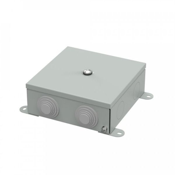 Коробка металлическая серая 150х150х60 (6 шт/кор) Коробка металлическая серая 150х150х60 (6 шт/кор)