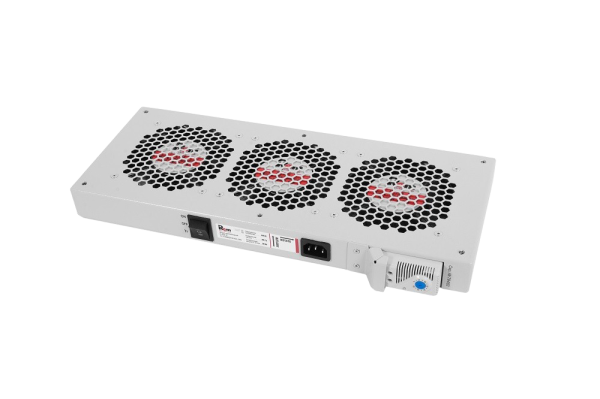 Модуль вентиляторный, 3 вентилятора с терморегулятором Модуль вентиляторный, 3 вентилятора с терморегулятором