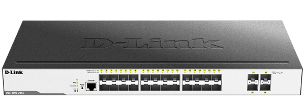 PROJ Управляемый L2 коммутатор, 24x1000Base-X SFP, 4x10GBase-X SFP+, CLI, консольный порт RJ-45, RPS, поддержка Dying Gasp PROJ Управляемый L2 коммутатор, 24x1000Base-X SFP, 4x10GBase-X SFP+, CLI, консольный порт RJ-45, RPS, поддержка Dying Gasp