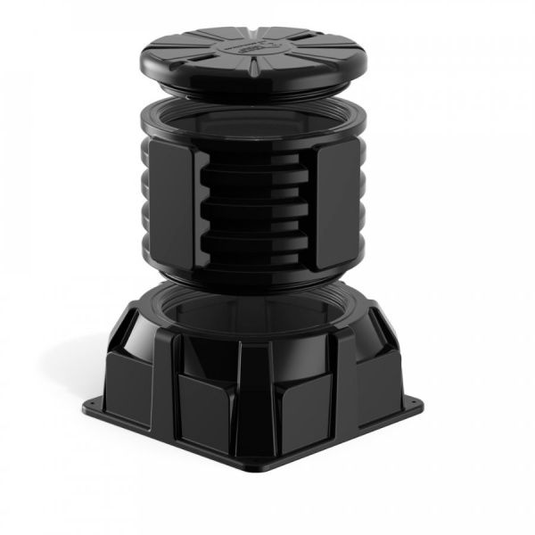 Пластиковый колодец КОД 2 H1000 с крышкой D 780 мм с подготовкой к установке кабельных стоек Пластиковый колодец КОД 2 H1000 с крышкой D 780 мм с подготовкой к установке кабельных стоек