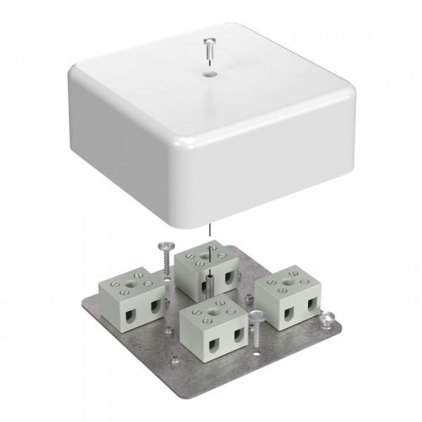 Коробка огнестойкая для кабель-канала 40-0470-FR10.0-8 Е15-Е120 RAL9003 103х103х45 (22 шт/кор) Коробка огнестойкая для кабель-канала 40-0470-FR10.0-8 Е15-Е120 RAL9003 103х103х45 (22 шт/кор)