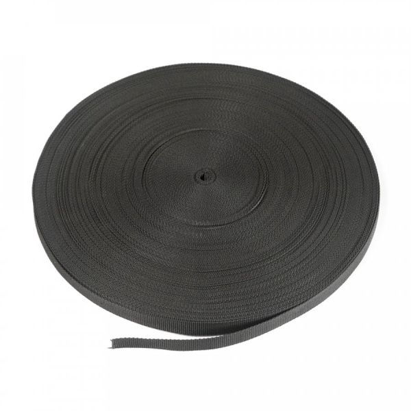 Лента монтажная текстильная 20 мм черная (100м/уп) Лента монтажная текстильная 20 мм черная (100м/уп)