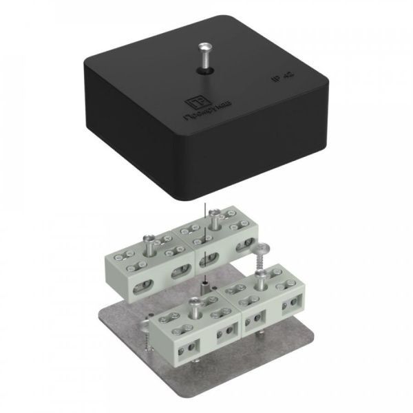 Коробка огнестойкая разветвительная для кабель-канала 40-0450-FR6.0-4-8-Р Е15-Е60 RAL9005 75х75х30 (87 шт/кор) Коробка огнестойкая разветвительная для кабель-канала 40-0450-FR6.0-4-8-Р Е15-Е60 RAL9005 75х75х30 (87 шт/кор)