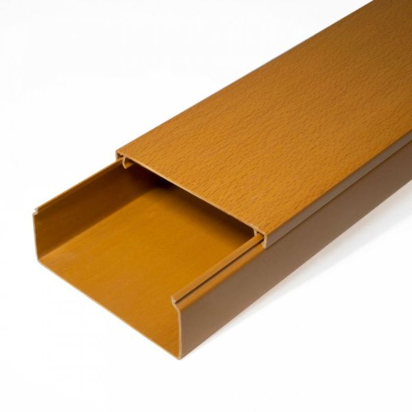 Кабель-канал бук 2-й замок 100х40 мм (24м/уп) Кабель-канал бук 2-й замок 100х40 мм (24м/уп)