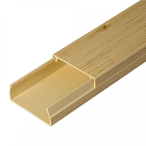 Кабель-канал сосна 2-й замок 40х16 мм (56м/уп) Кабель-канал сосна 2-й замок 40х16 мм (56м/уп)