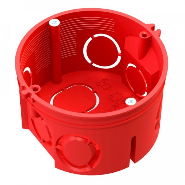 Коробка установочная 80-0501С безгалогенная (HF) 68х42 с саморезами без соединителя (245шт/кор) Коробка установочная 80-0501С безгалогенная (HF) 68х42 с саморезами без соединителя (245шт/кор)