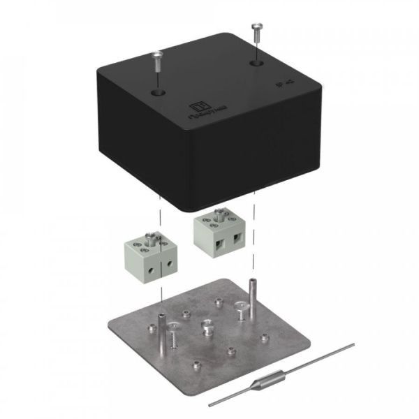 Коробка огнестойкая для кабель-канала 40-0460-FR6.0-4-П Е15-Е120 с термопредохранителем RAL9005 85х85х45 (44 шт/кор) Коробка огнестойкая для кабель-канала 40-0460-FR6.0-4-П Е15-Е120 с термопредохранителем RAL9005 85х85х45 (44 шт/кор)