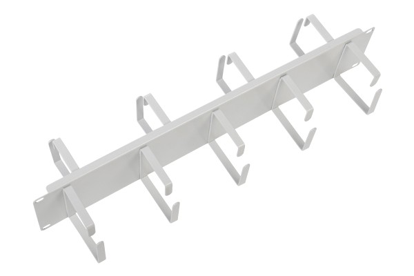 Горизонтальный кабельный органайзер двусторонний 19" 2U, 9 колец Горизонтальный кабельный органайзер двусторонний 19" 2U, 9 колец